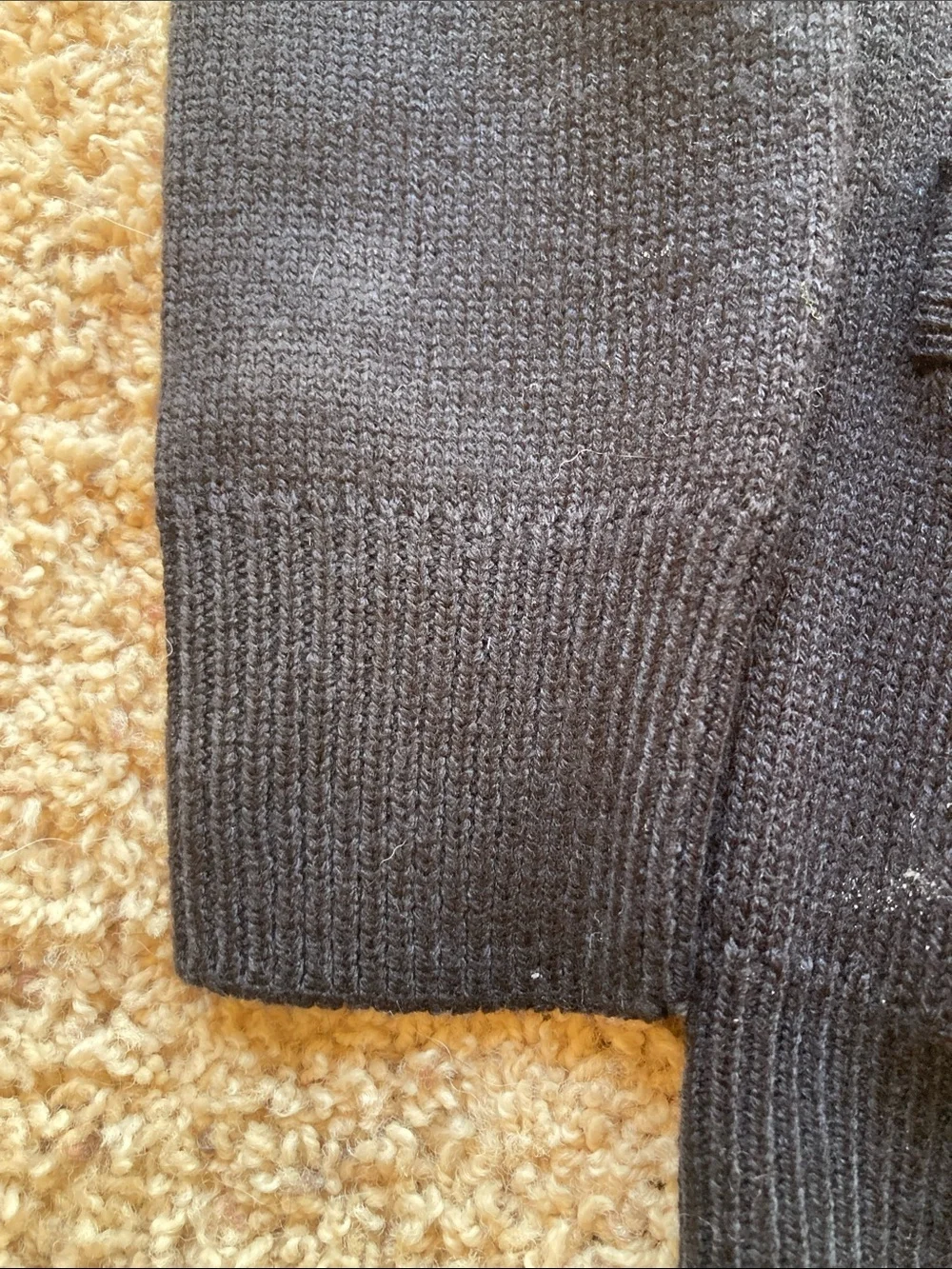 French Toast Girls Black Button-Front Knit Cardigan